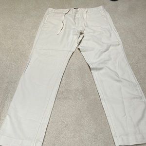 Mens Banana Republic cotton and linen blend pants 34 waist 34 length